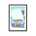 Picture of Surf board _GroupedProduct_Rectangle_Portrait_Framed_Matted_