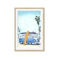 Picture of Surf board _GroupedProduct_Rectangle_Portrait_Framed_Matted_