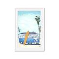 Picture of Surf board _GroupedProduct_Rectangle_Portrait_Framed_Matted_