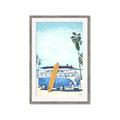 Picture of Surf board _GroupedProduct_Rectangle_Portrait_Framed_Matted_