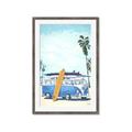Picture of Surf board _GroupedProduct_Rectangle_Portrait_Framed_Matted_