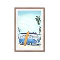 Picture of Surf board _GroupedProduct_Rectangle_Portrait_Framed_Matted_