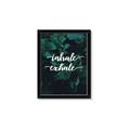 Picture of Palm Inhale Exhale _GroupedProduct_Rectangle_Portrait_Framed_Matted_