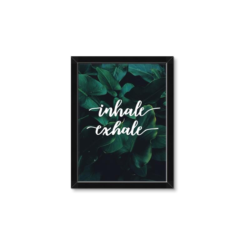 Picture of Palm Inhale Exhale _GroupedProduct_Rectangle_Portrait_Framed_Matted_
