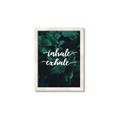 Picture of Palm Inhale Exhale _GroupedProduct_Rectangle_Portrait_Framed_Matted_