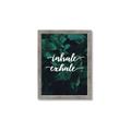 Picture of Palm Inhale Exhale _GroupedProduct_Rectangle_Portrait_Framed_Matted_