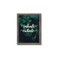 Picture of Palm Inhale Exhale _GroupedProduct_Rectangle_Portrait_Framed_Matted_