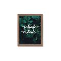 Picture of Palm Inhale Exhale _GroupedProduct_Rectangle_Portrait_Framed_Matted_