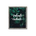 Picture of Palm Inhale Exhale _GroupedProduct_Rectangle_Portrait_Framed_Matted_