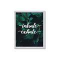 Picture of Palm Inhale Exhale _GroupedProduct_Rectangle_Portrait_Framed_Matted_