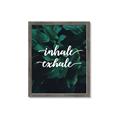 Picture of Palm Inhale Exhale _GroupedProduct_Rectangle_Portrait_Framed_Matted_