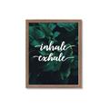 Picture of Palm Inhale Exhale _GroupedProduct_Rectangle_Portrait_Framed_Matted_