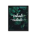 Picture of Palm Inhale Exhale _GroupedProduct_Rectangle_Portrait_Framed_Matted_
