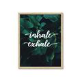 Picture of Palm Inhale Exhale _GroupedProduct_Rectangle_Portrait_Framed_Matted_