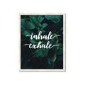 Picture of Palm Inhale Exhale _GroupedProduct_Rectangle_Portrait_Framed_Matted_