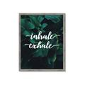 Picture of Palm Inhale Exhale _GroupedProduct_Rectangle_Portrait_Framed_Matted_