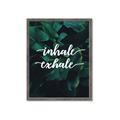 Picture of Palm Inhale Exhale _GroupedProduct_Rectangle_Portrait_Framed_Matted_