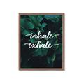 Picture of Palm Inhale Exhale _GroupedProduct_Rectangle_Portrait_Framed_Matted_