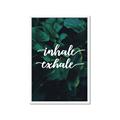 Picture of Palm Inhale Exhale _GroupedProduct_Rectangle_Portrait_Framed_Matted_