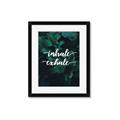 Picture of Palm Inhale Exhale _GroupedProduct_Rectangle_Portrait_Framed_Matted_