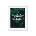 Picture of Palm Inhale Exhale _GroupedProduct_Rectangle_Portrait_Framed_Matted_