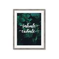 Picture of Palm Inhale Exhale _GroupedProduct_Rectangle_Portrait_Framed_Matted_