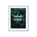 Picture of Palm Inhale Exhale _GroupedProduct_Rectangle_Portrait_Framed_Matted_
