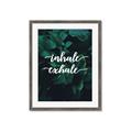 Picture of Palm Inhale Exhale _GroupedProduct_Rectangle_Portrait_Framed_Matted_