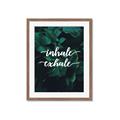 Picture of Palm Inhale Exhale _GroupedProduct_Rectangle_Portrait_Framed_Matted_