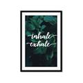 Picture of Palm Inhale Exhale _GroupedProduct_Rectangle_Portrait_Framed_Matted_