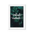 Picture of Palm Inhale Exhale _GroupedProduct_Rectangle_Portrait_Framed_Matted_