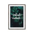 Picture of Palm Inhale Exhale _GroupedProduct_Rectangle_Portrait_Framed_Matted_