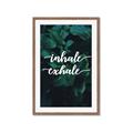 Picture of Palm Inhale Exhale _GroupedProduct_Rectangle_Portrait_Framed_Matted_