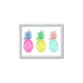 Picture of Colored three pineapples  _GroupedProduct_Rectangle_Landscape_Framed_Matted_