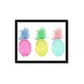 Picture of Colored three pineapples  _GroupedProduct_Rectangle_Landscape_Framed_Matted_