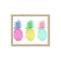 Picture of Colored three pineapples  _GroupedProduct_Rectangle_Landscape_Framed_Matted_
