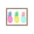 Picture of Colored three pineapples  _GroupedProduct_Rectangle_Landscape_Framed_Matted_