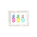 Picture of Colored three pineapples  _GroupedProduct_Rectangle_Landscape_Framed_Matted_