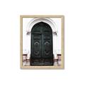 Picture of Green wooden door _GroupedProduct_Rectangle_Portrait_Photography _GroupedProduct_Rectangle_Portrait_Framed_Matted_