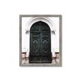 Picture of Green wooden door _GroupedProduct_Rectangle_Portrait_Photography _GroupedProduct_Rectangle_Portrait_Framed_Matted_
