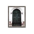 Picture of Green wooden door _GroupedProduct_Rectangle_Portrait_Photography _GroupedProduct_Rectangle_Portrait_Framed_Matted_