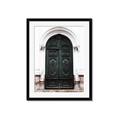 Picture of Green wooden door _GroupedProduct_Rectangle_Portrait_Photography _GroupedProduct_Rectangle_Portrait_Framed_Matted_