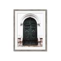 Picture of Green wooden door _GroupedProduct_Rectangle_Portrait_Photography _GroupedProduct_Rectangle_Portrait_Framed_Matted_