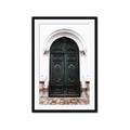 Picture of Green wooden door _GroupedProduct_Rectangle_Portrait_Photography _GroupedProduct_Rectangle_Portrait_Framed_Matted_