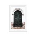 Picture of Green wooden door _GroupedProduct_Rectangle_Portrait_Photography _GroupedProduct_Rectangle_Portrait_Framed_Matted_