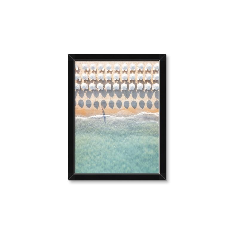 Picture of Amazing beach with Umbrellas   _GroupedProduct_Rectangle_Portrait_Photography _GroupedProduct_Rectangle_Portrait_Framed_Matted_