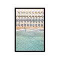 Picture of Amazing beach with Umbrellas   _GroupedProduct_Rectangle_Portrait_Photography _GroupedProduct_Rectangle_Portrait_Framed_Matted_