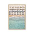 Picture of Amazing beach with Umbrellas   _GroupedProduct_Rectangle_Portrait_Photography _GroupedProduct_Rectangle_Portrait_Framed_Matted_