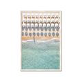 Picture of Amazing beach with Umbrellas   _GroupedProduct_Rectangle_Portrait_Photography _GroupedProduct_Rectangle_Portrait_Framed_Matted_