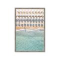 Picture of Amazing beach with Umbrellas   _GroupedProduct_Rectangle_Portrait_Photography _GroupedProduct_Rectangle_Portrait_Framed_Matted_